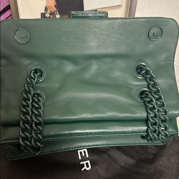 Kurt Geiger Dark Green Kensington Drench EUC - Picture 11 of 11